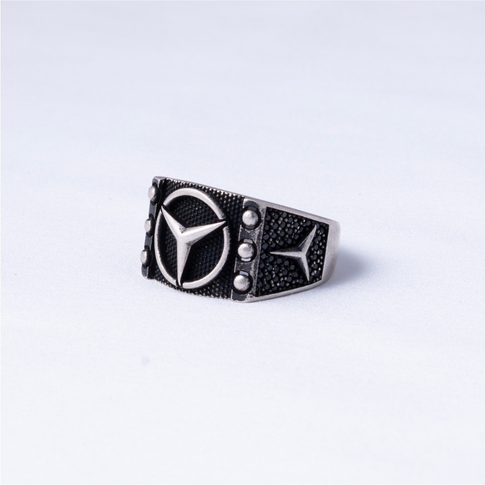 Mercedes Turkish 925 Silver Ring - Image 3