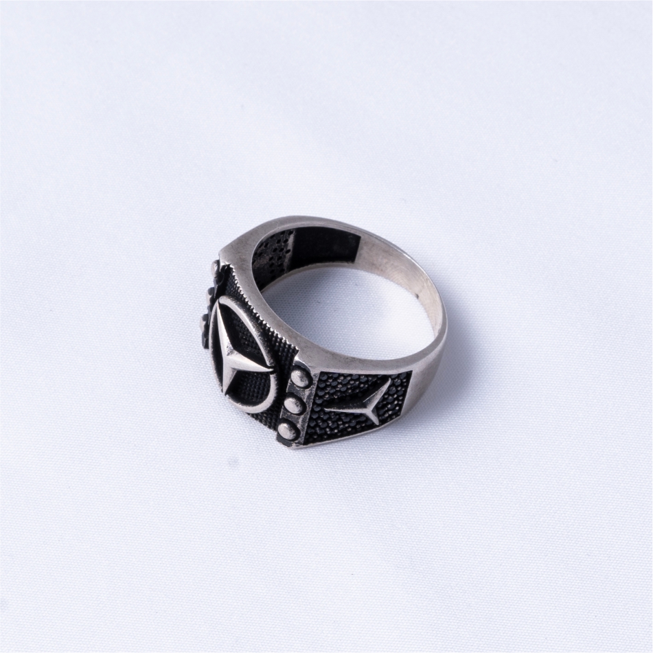 Mercedes Turkish 925 Silver Ring - Image 4