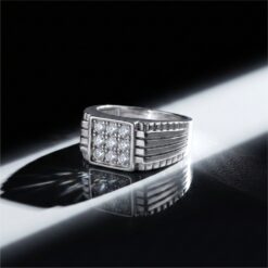 Alternative view of Office Wear Diamond Style 925 Silver Ring
