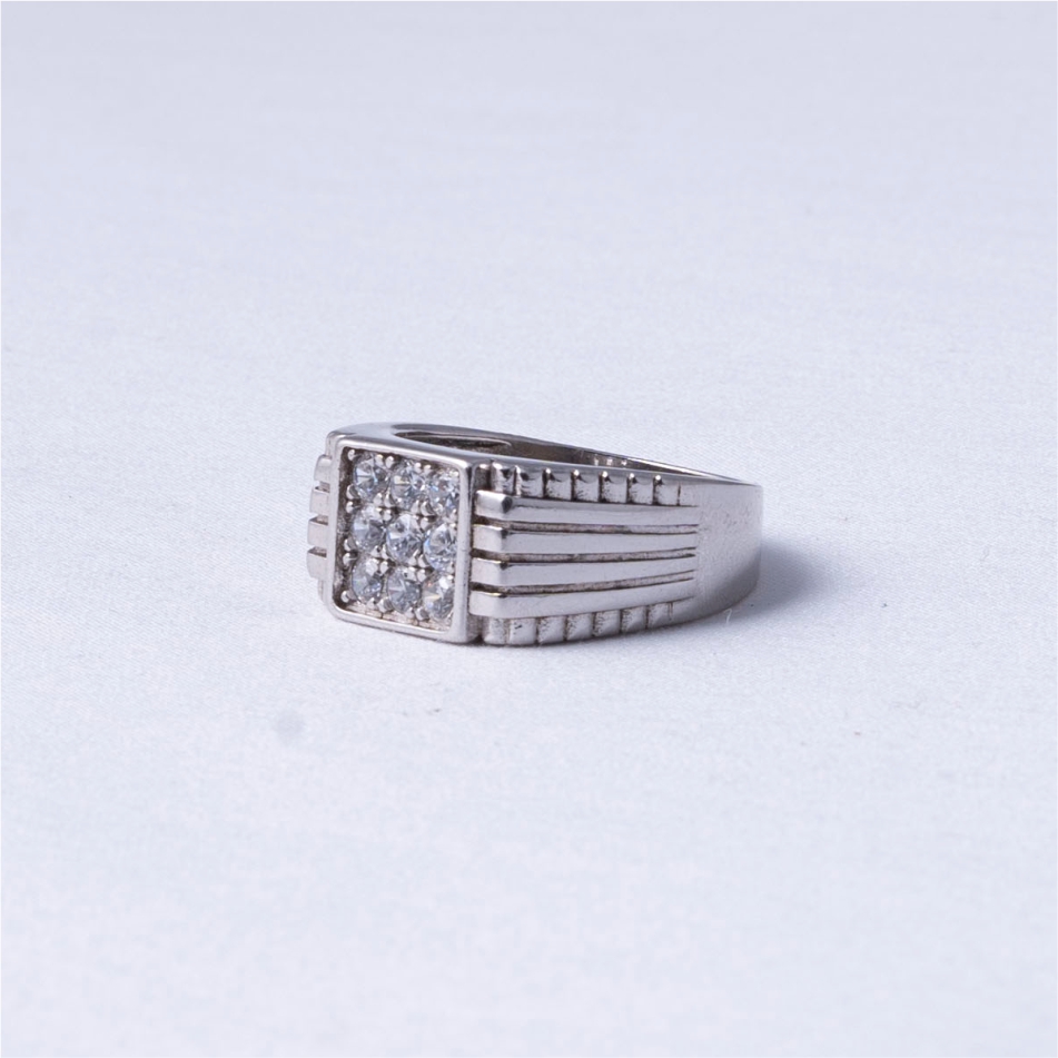 Office Wear Diamond Style 925 Silver Ring - Image 3