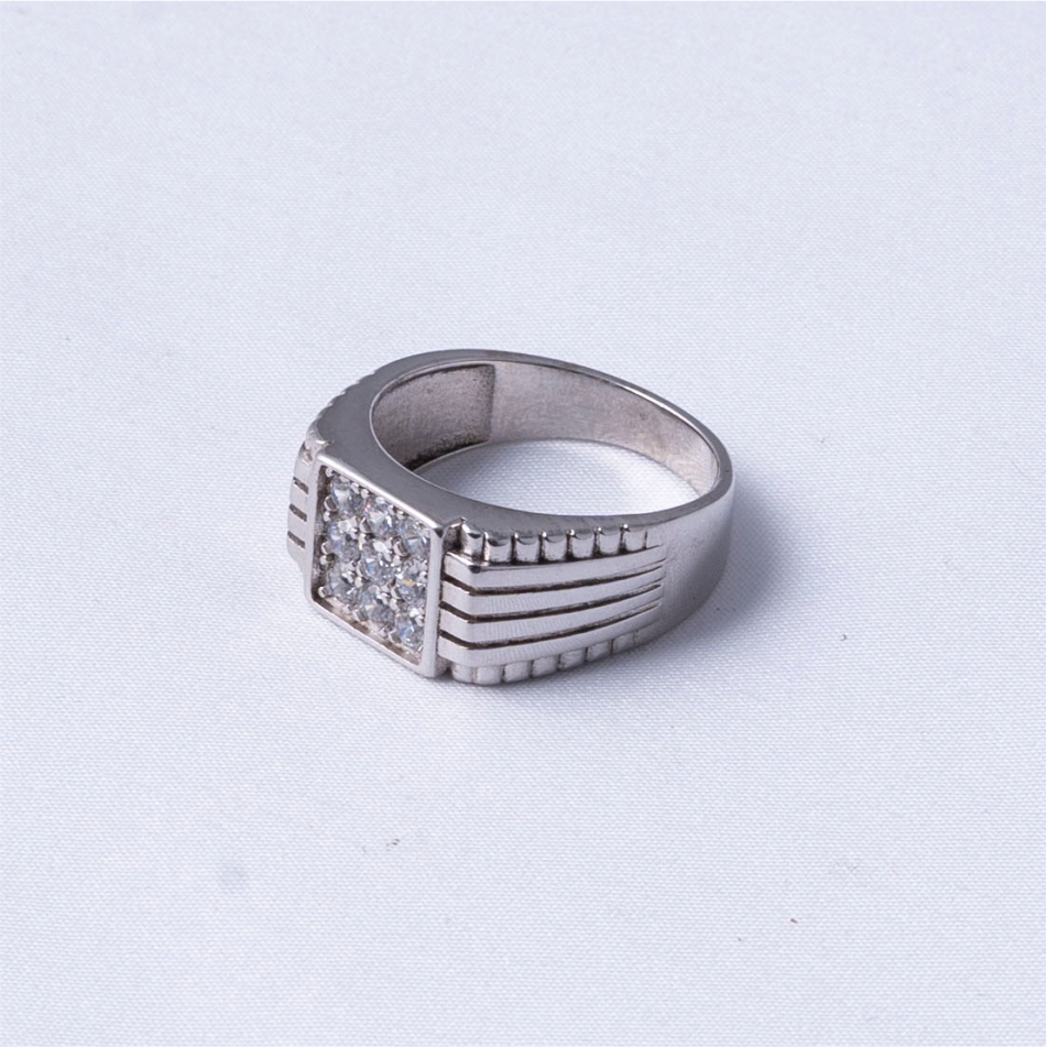 Office Wear Diamond Style 925 Silver Ring - Image 4