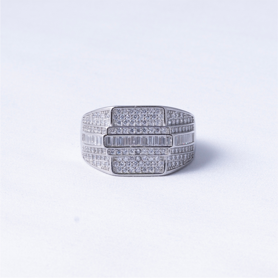 Luxury Diamond Style 925 Silver Ring