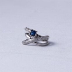 Blue Stone Designer 925 Silver Ring