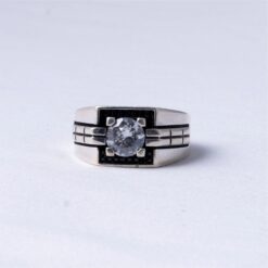 Classic CZ Stone 925 Silver Ring