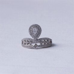 Princess Halo 925 Silver Ring