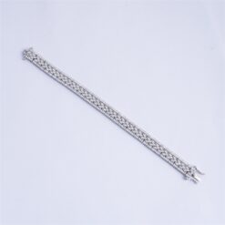 Alternative view of 925 Silver Baguette CZ Tennis Bracelet for Women