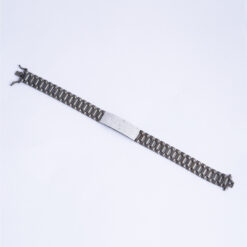 Alternative view of 925 Silver Black CZ Bar Link Bracelet for Men