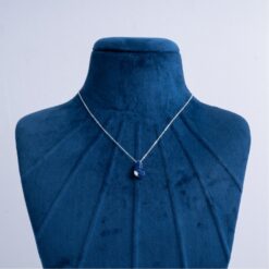 925-Silver-Blue-Crystal-Bunny-Pendant-Necklace