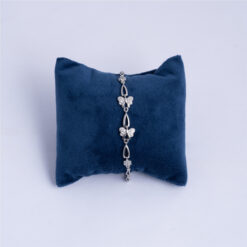 925-Silver-Butterfly-CZ-Link-Bracelet-for-Women