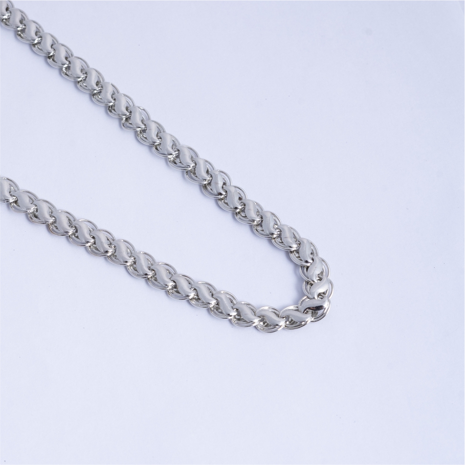925 Silver Classic Curb Link Chain Necklace for Men - Image 3