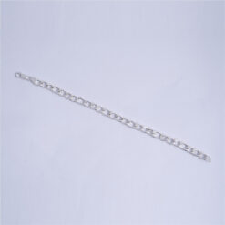 925 Silver Classic Oval Link Chain Bracelet for Men - Image 3