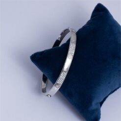 925 Silver Classic Screw Motif Bracelet - Image 3