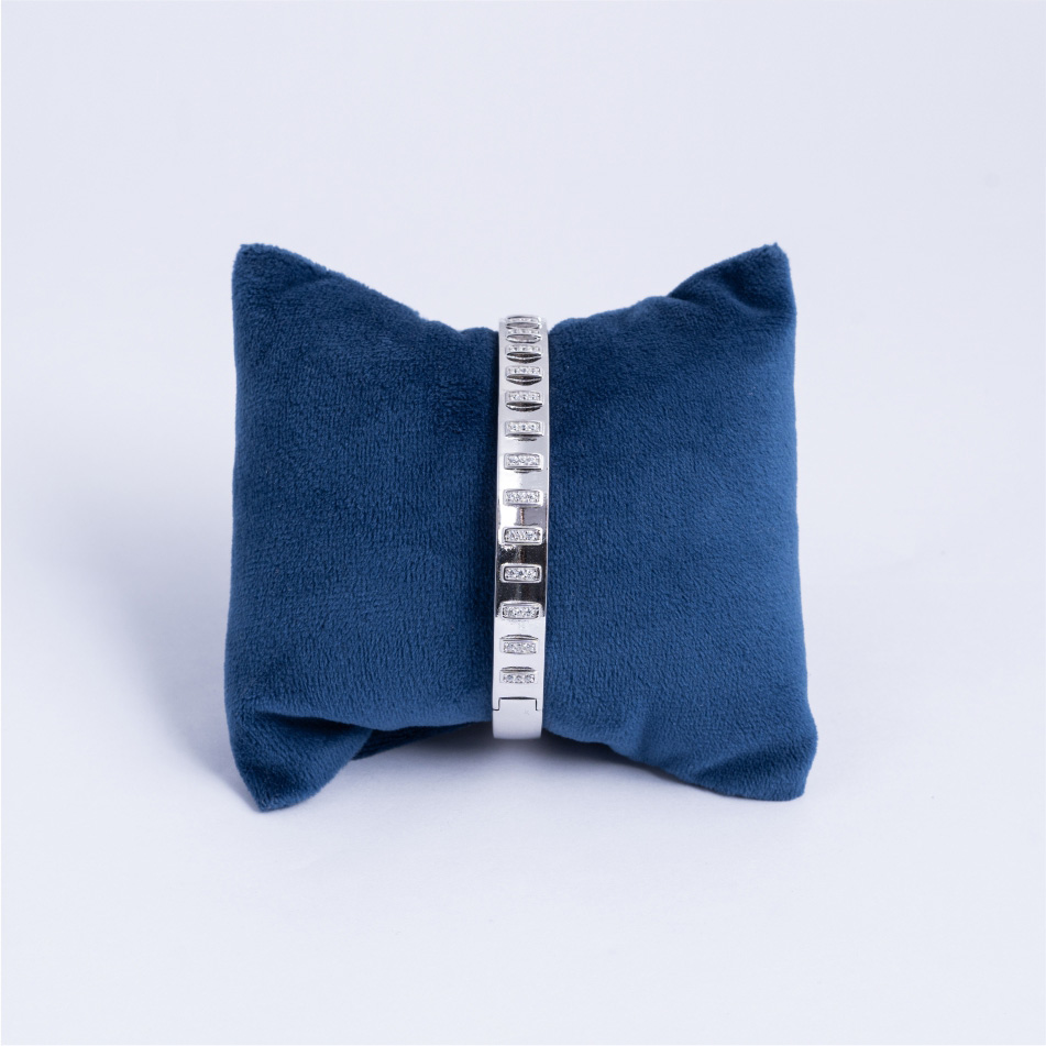 925-Silver-Crystal-Link-Bracelet-for-Men