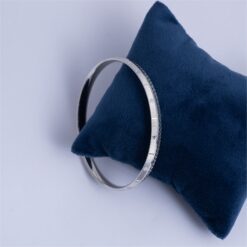 925 Silver Heritage Engraved Kada Bracelet - Image 3