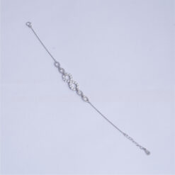 Alternative view of 925 Silver Infinity CZ Adjustable Bracelet for Women