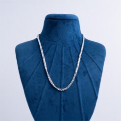 925-Silver-Modern-Flat-Link-Chain-Necklace-for-Men