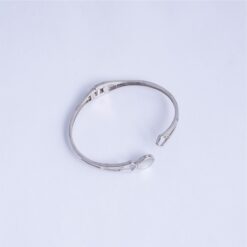 925 Silver Mother of Pearl Open Cuff Bracelet - Image 3