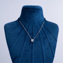 925-Silver-Oval-Halo-Crystal-Pendant