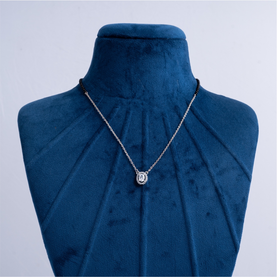 925-Silver-Oval-Halo-Crystal-Pendant