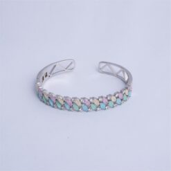 925 Silver Pastel Marquise Tennis Bracelet - Image 3
