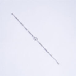 925 Silver Pearl Heart Charm Bracelet for Women - Image 3