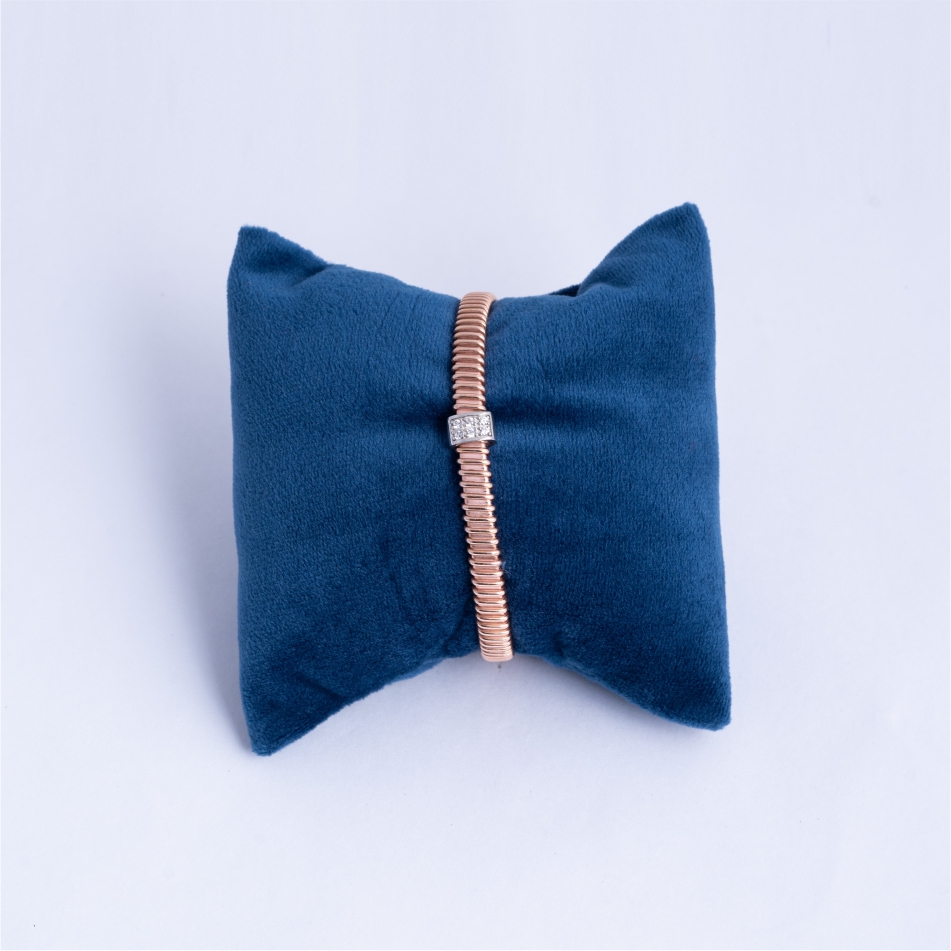 925-Silver-Rose-Gold-Coil-Bangle-Bracelet