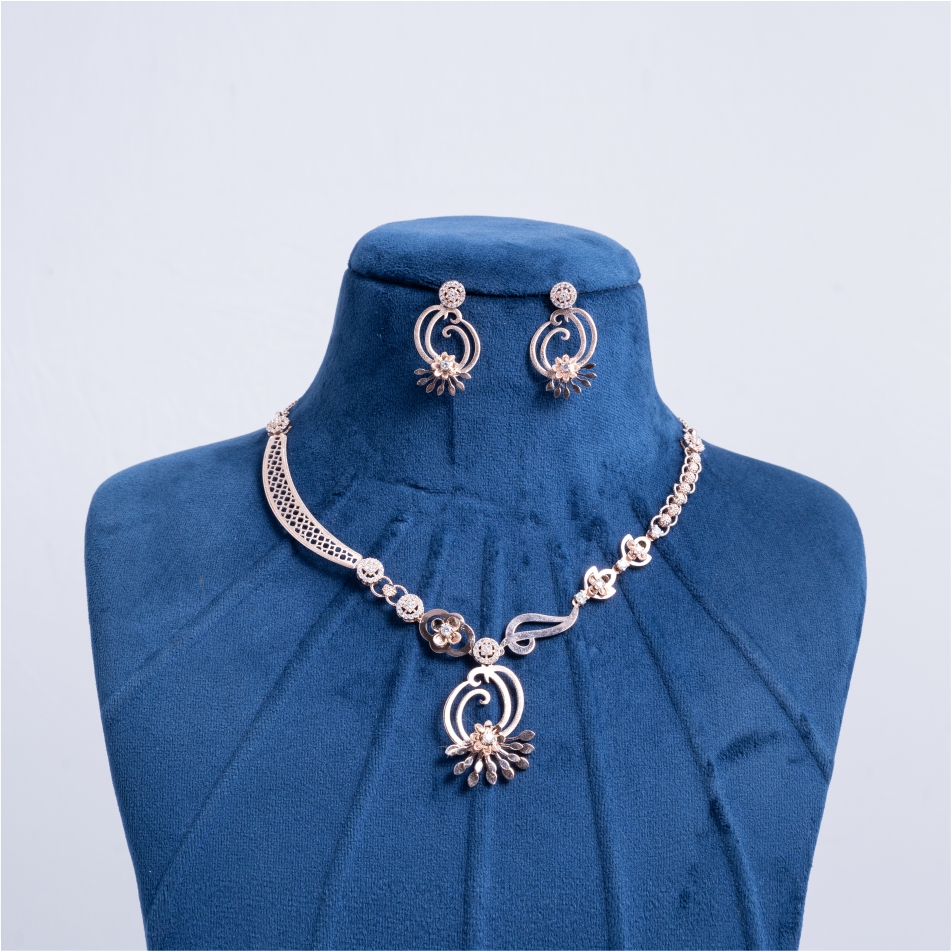 925-Silver-Rose-Gold-Floral-Pendant-Necklace-Set-for-Women