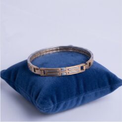 925 Silver Rose Gold Link Bracelet for Men - Image 3