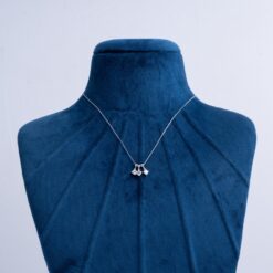 925-Silver-Triple-Solitaire-CZ-Pendant-Necklace