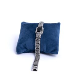 925 Silver Vintage Black Stone Bracelet for Men - Image 3